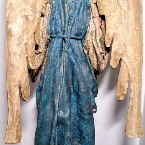STUNNING Vintage ARTICULATING ANGEL 26 Inch Tall Statue ONE OF A KIND - Picture 3 of 6